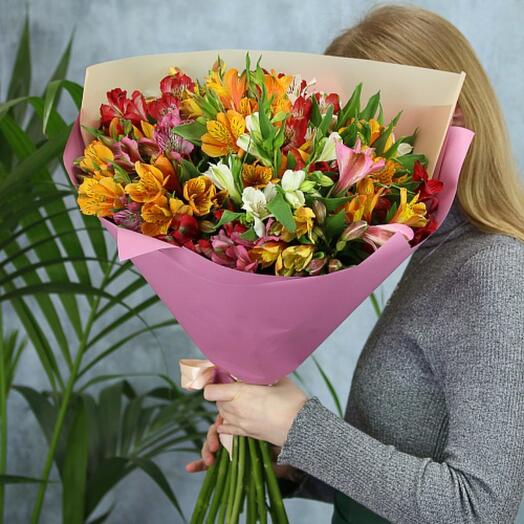 Bouquet of 15 alstroemeria