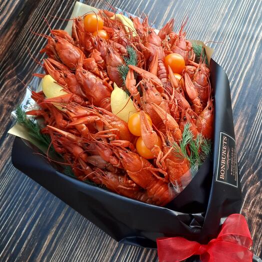 Раковый мужской букет "Купидон"