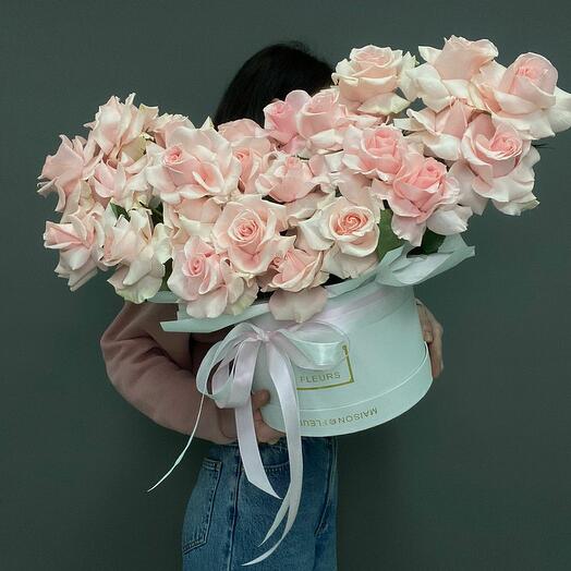 Королевские розы 25 шт в коробке