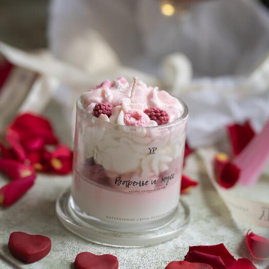 Mermelada de vela y mousse