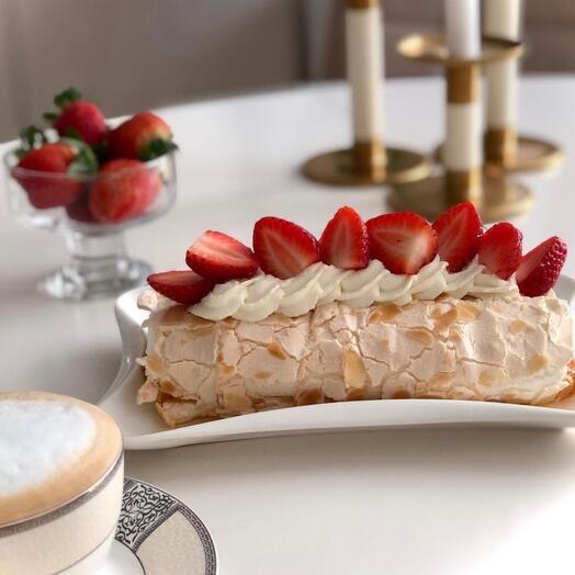 Meringue roll