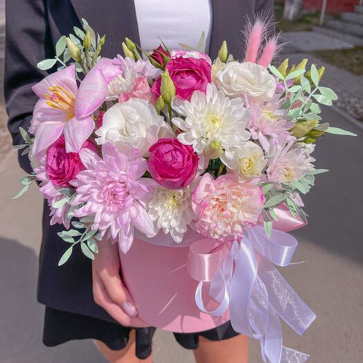 Цветы в коробке
