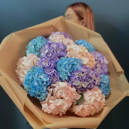 Bouquet of hydrangeas 15pcs