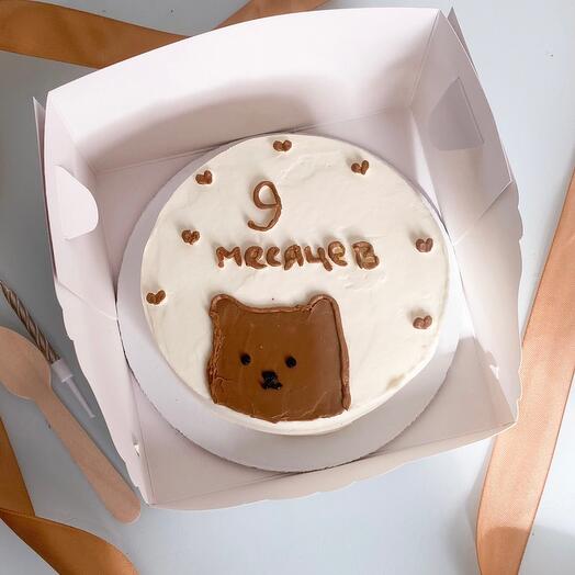 Pastel de Bento con oso
