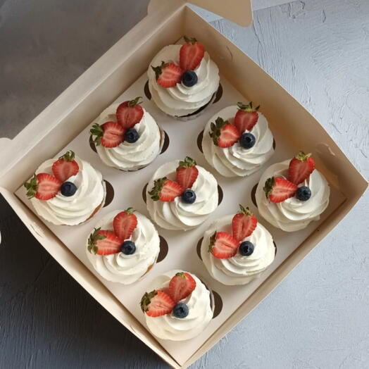 Ванильные капкейки в подарок