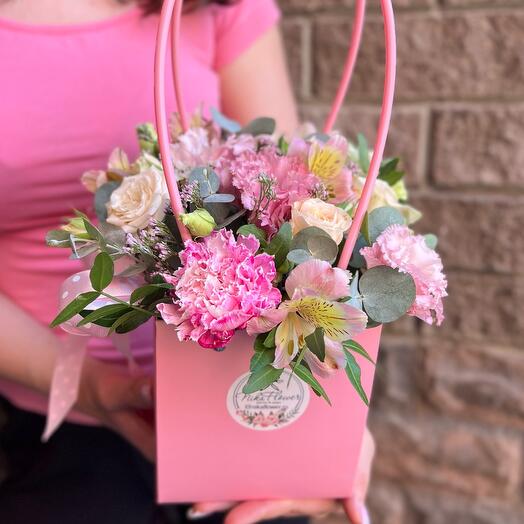 A Girl's floral handbag