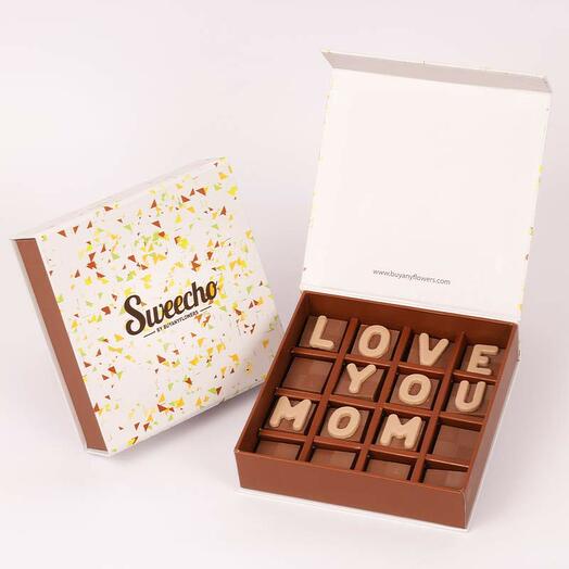 Love You Mom Chocolates By Sweecho