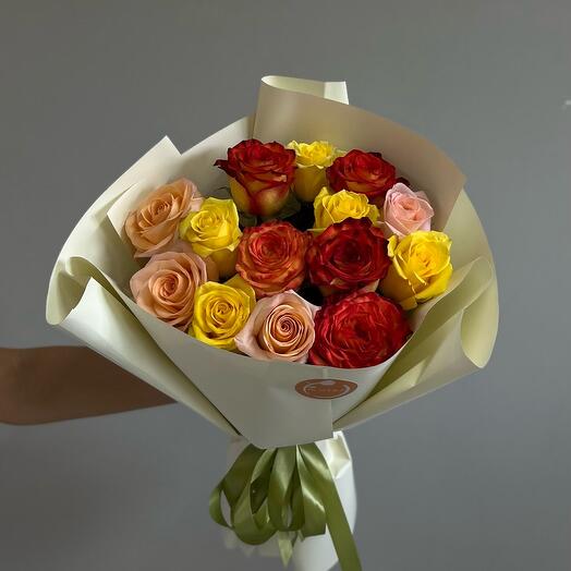 Букет из 15 роз 50 см (7.85)