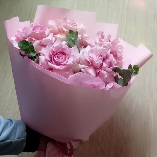 Букет " Розовое блаженство!!!"