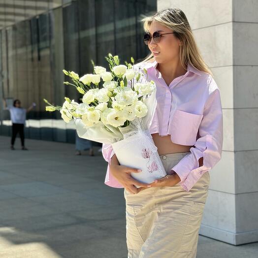 Эустома  в коробке