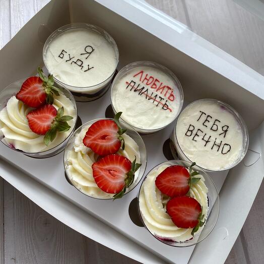 Трайфлы на 14 февраля