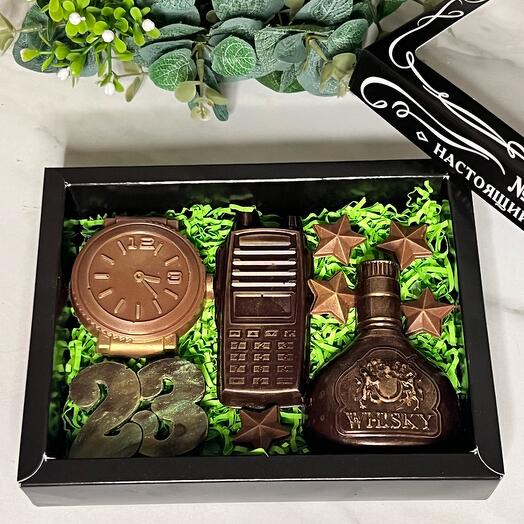 Шоколадный набор для настоящих мужчин