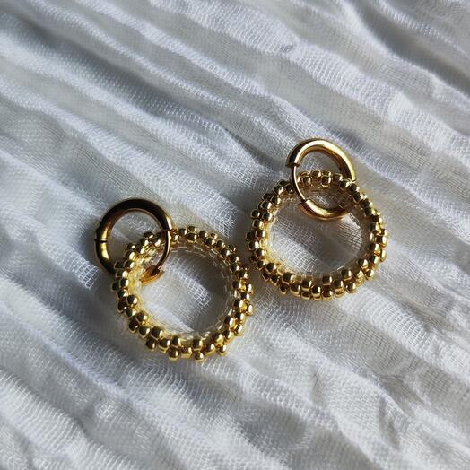 Серьги из бисера
