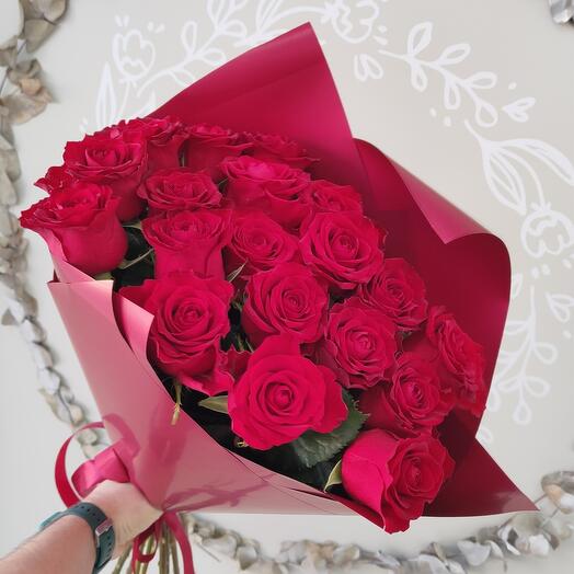 Букет красных роз" яркие чувства"🌹 (1)