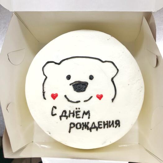 Торт 1кг мишка ( бенто большой)