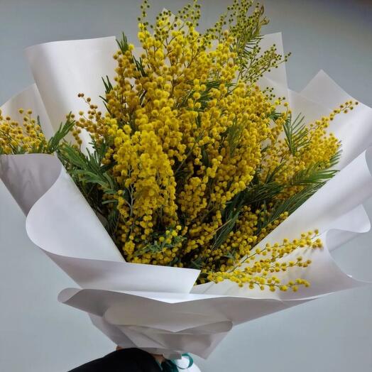 Mimosa bouquet 9 pcs