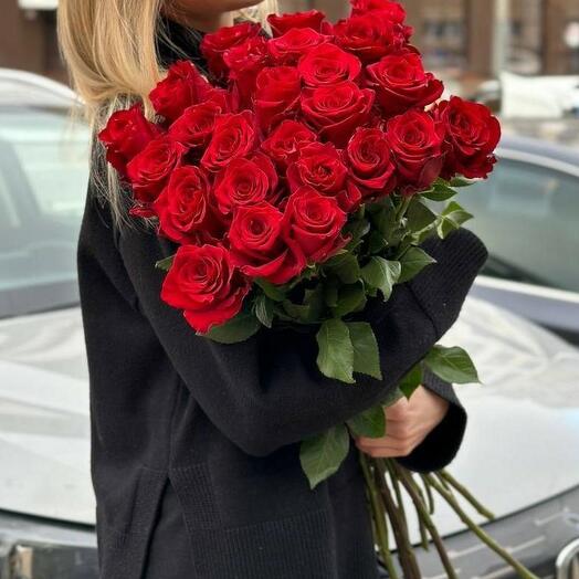 Красные розы 25