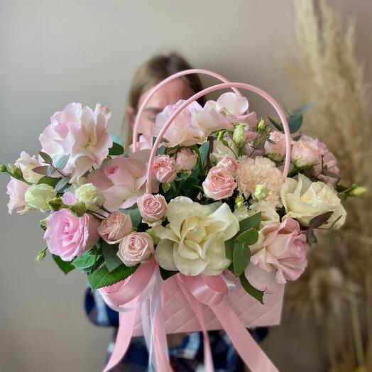 Цветы в сумке Flower box 6