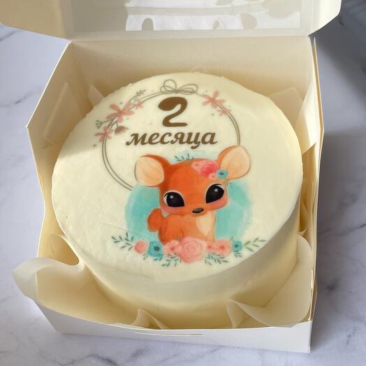 Бенто торт по месяцам ребенку /2 месяца