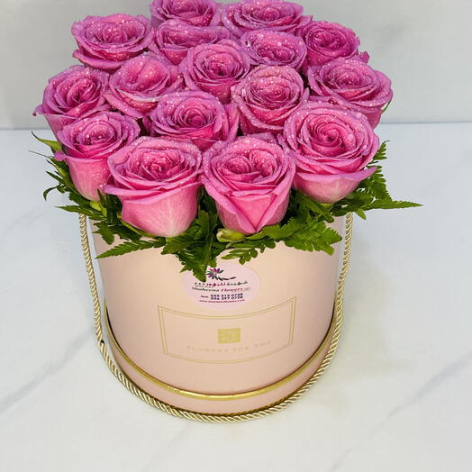 Cotton Candy: Box of 20 Pink Roses