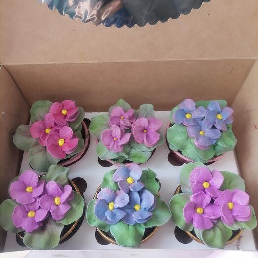 Violet Cupcakes