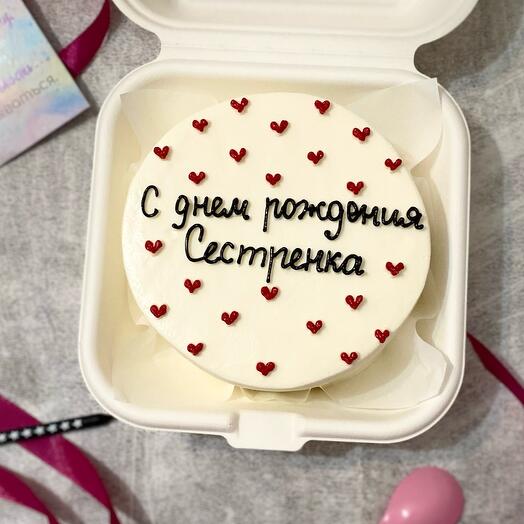 Бенто торт сестре