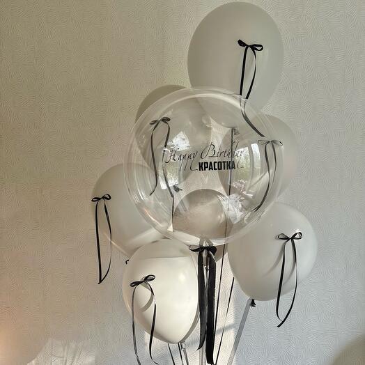 Balloons with bows