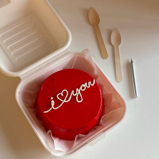 Бенто-торт «i love you»