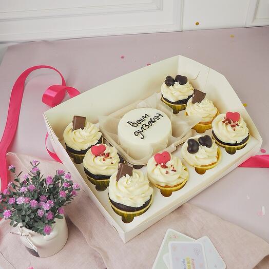Set of bento and cupcakes XL