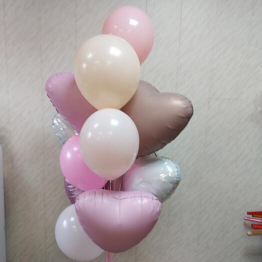 Фонтан из шаров для любимой