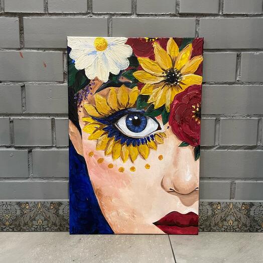 Интерьерная картина ОНА