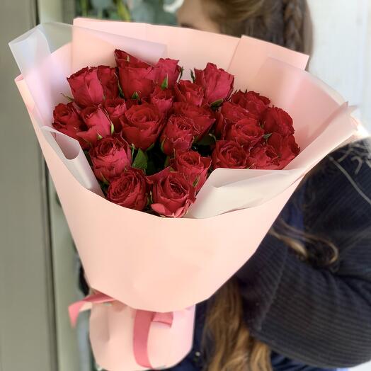 Bouquet of 25 red roses