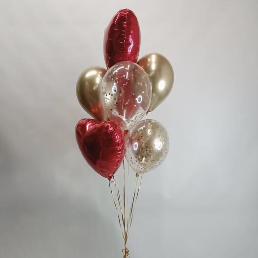 Фонтан из Шаров влюбленные