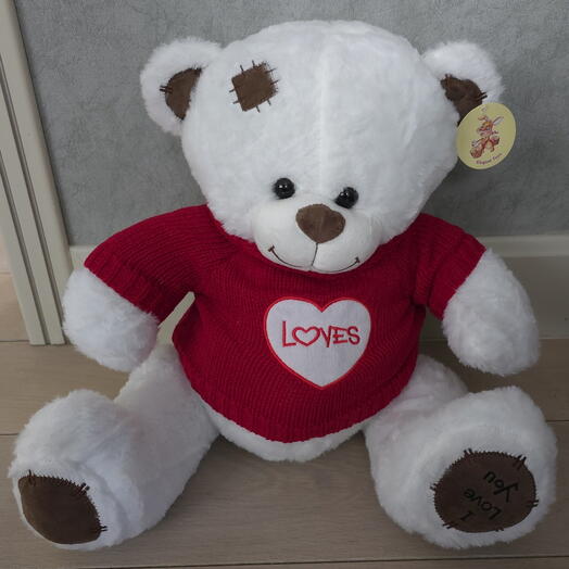 Медведь Loves размер L 38см