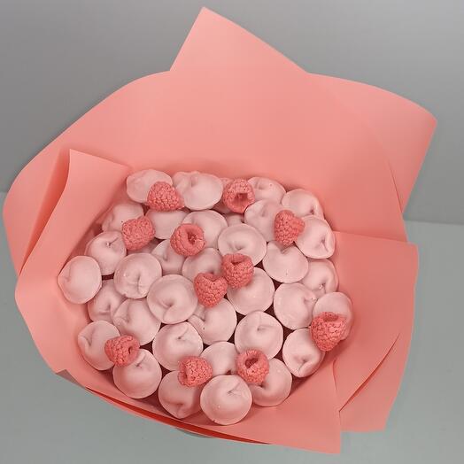 Вареники с малиной ( из шоколада)/