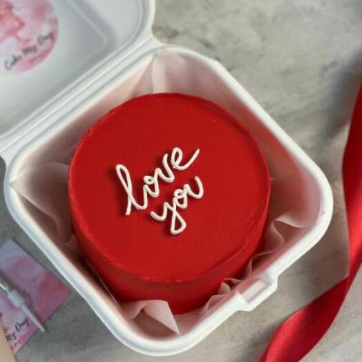 Pastel de Bento love you