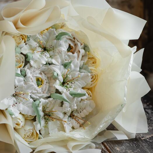 Букет из зефира "Эфемерная роскошь"