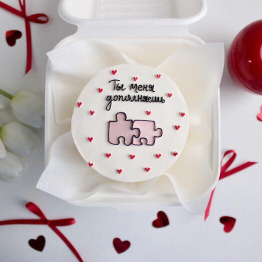 Pastel de Bento me complementas rompecabezas esposa marido novio chica