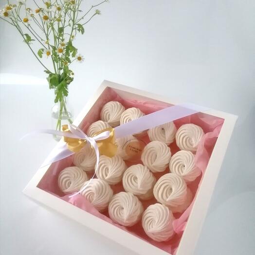 Пп-зефир в подарочной упаковке маме, руководителю, женщине, бабушке и дедушке на праздник, коллегам по работе