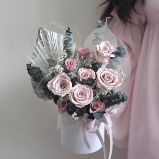 Composition of stabilized roses