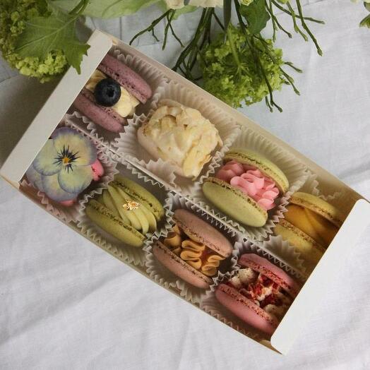 NEW⚡️ Подарочный набор макаронс (макарун, макарон) с ассорти вкусами любимой маме, девушке, подруге  на Пасху