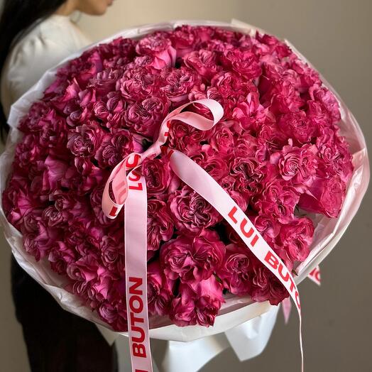 101 пионовидных роз сорта Country Blue