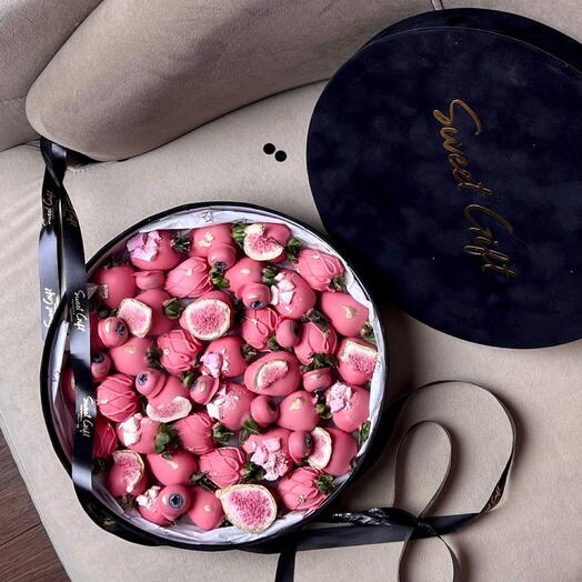 Бокс "Rose crunch" в бархате