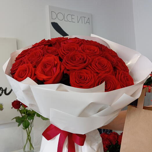 Bouquet of roses 35 pcs