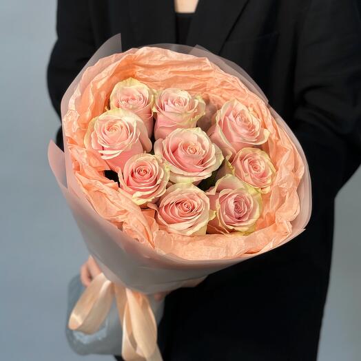 Моно букет GF из 9 роз фрутетто