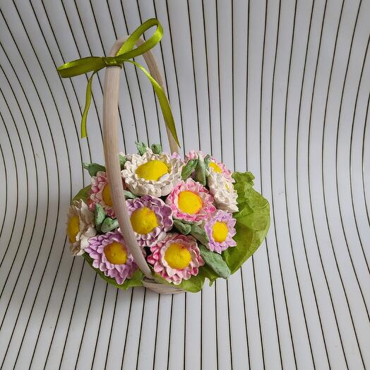 Букет зефирных цветов "Летний"