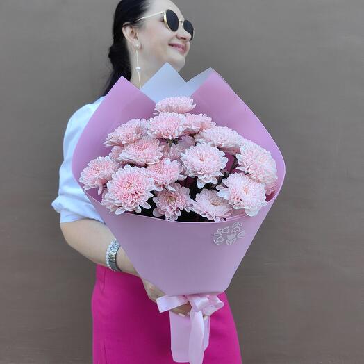 "Милашка" - букет из хризантем