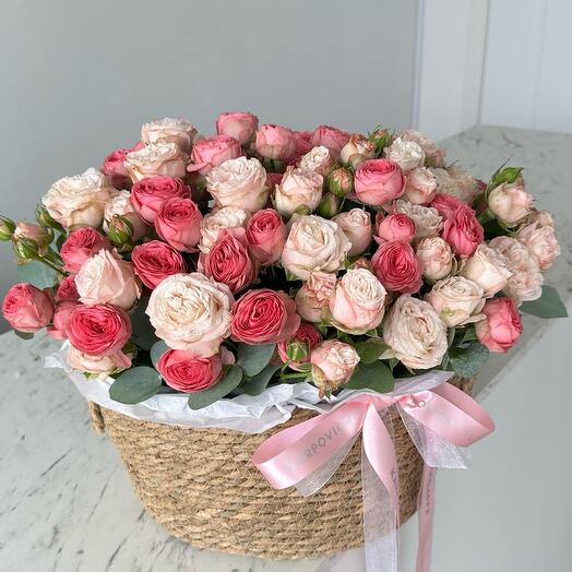 Корзина с цветами «Бомбастик»