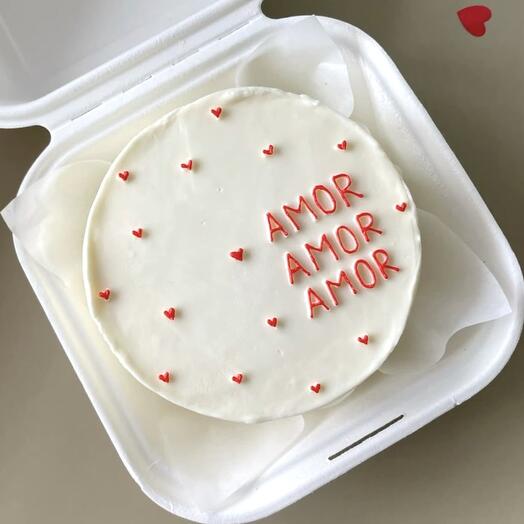 Бенто торт amor amor amor