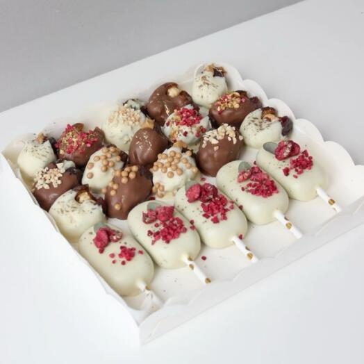 Финики в шоколаде и эскимо картошки «Sweet Moment Gift»
